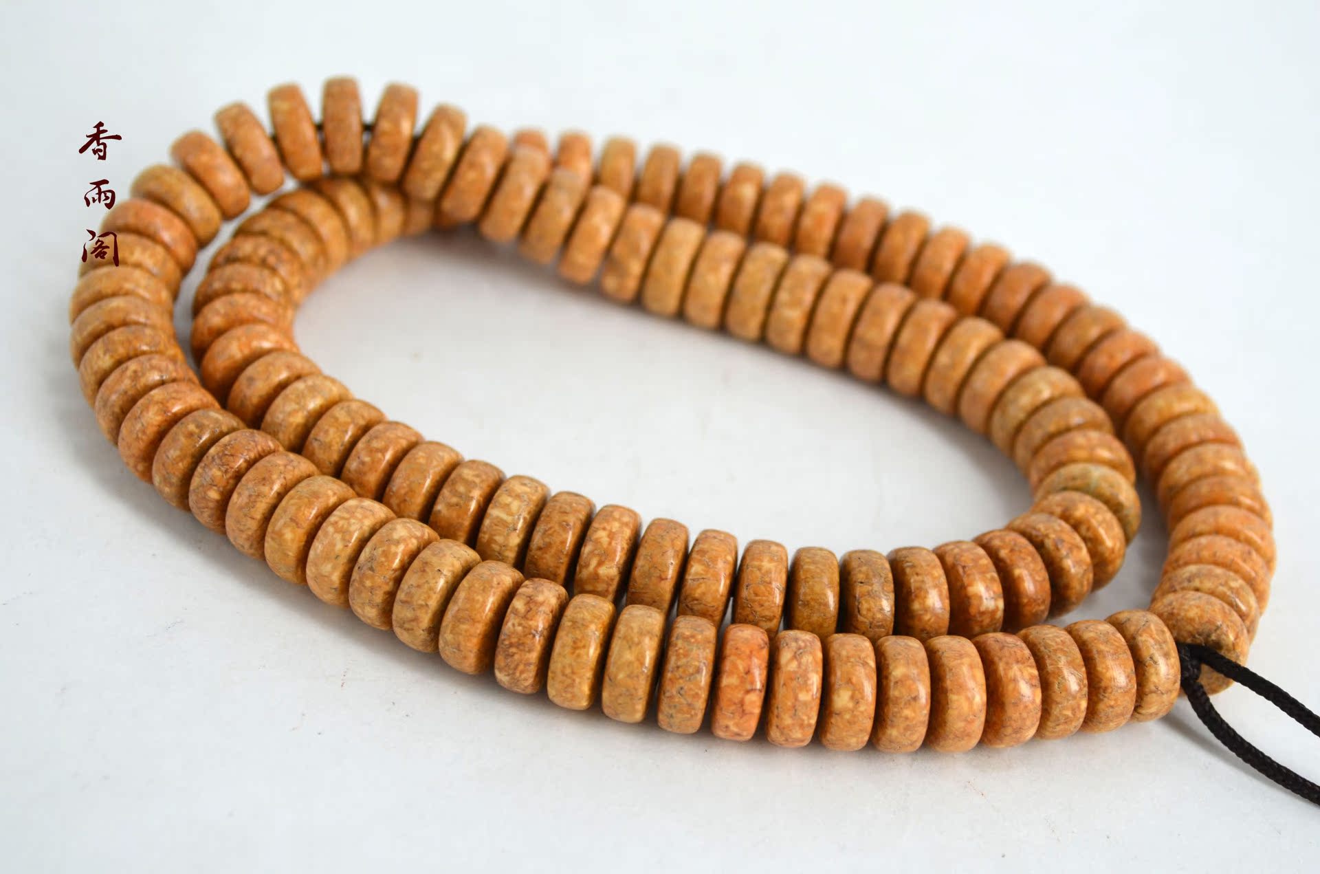 厂家直销批发 天然天竺血丝龙珠菩提子108药片珠 全国