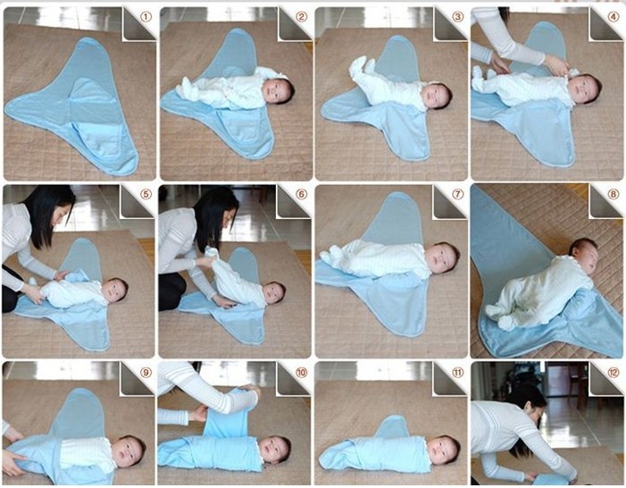 江苏盐城p46 宝宝包巾 新生儿抱被包毯包被纯棉婴儿包裹巾初生一件