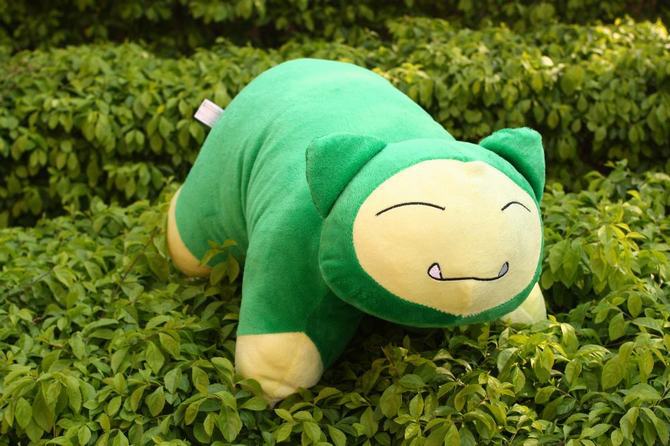 卡比兽snorlax pokemon 宠物小精灵 神奇宝贝 靠枕 折枕 枕头