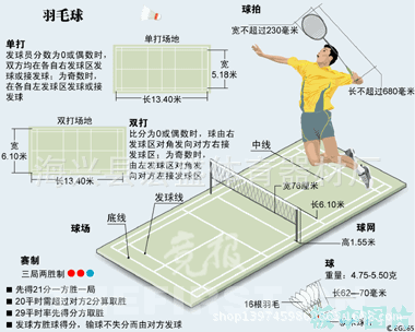 羽毛球网高度标准尺寸图片