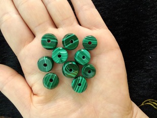 厂家专业生产制作 铜绿山 孔雀石 散珠【正品保证】