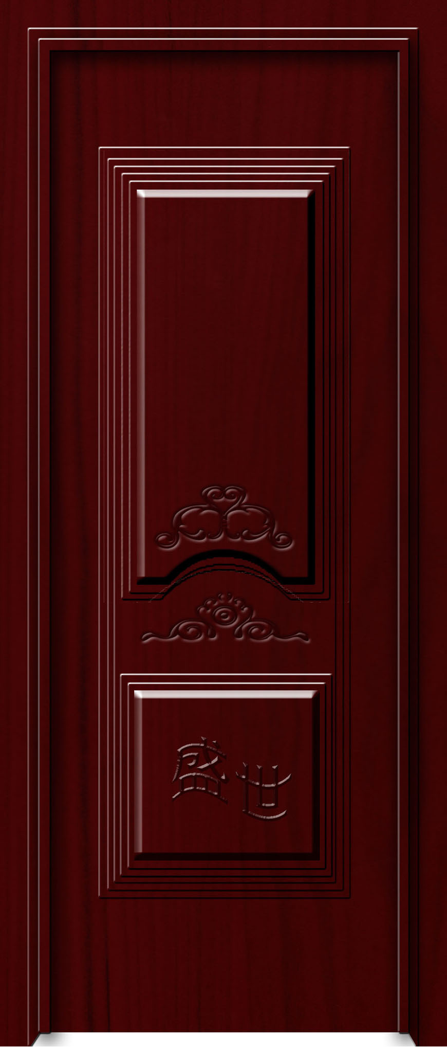 平开门-2014中式优质红木高档生态环保复合红木实木烤漆门 定制批发加