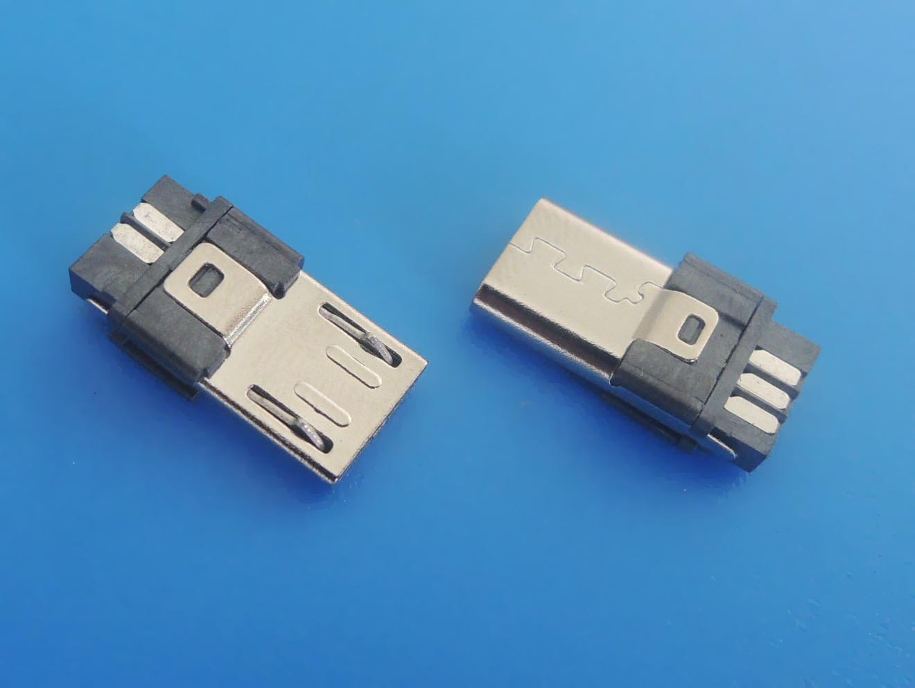micro usb b type 超薄焊线式连接器 图片_高清大图 - 阿里巴巴