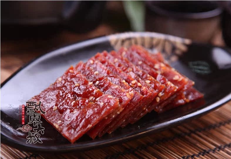 靖江特产飘零大叔蜜汁猪肉脯200g 独立小包装肉脯批发