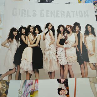 【包邮】少女时代海报韩国人气明星组合最新款压纹海报批发