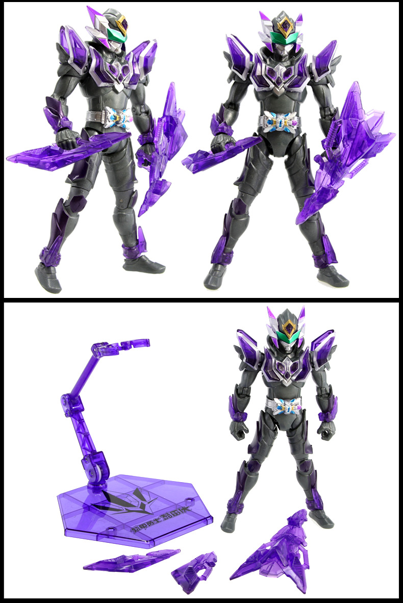 奥迪铠甲勇士3 拿瓦玩具批发 带支架武器可动版套装 酷雷伏566224