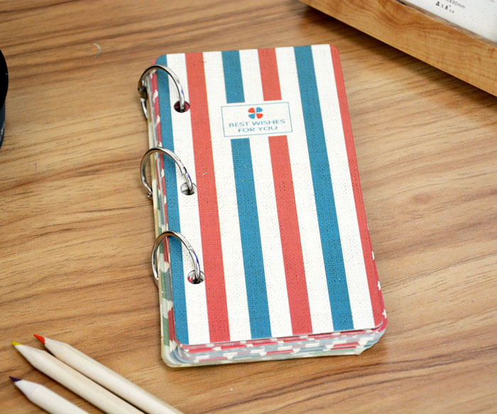 韩国文具批发 bq14-612几何图形铁环本/笔记本,记事本 1007190