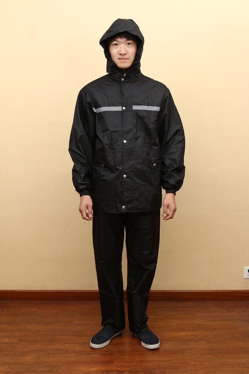 加大加厚时尚雨披 分体成人雨衣 高档警察路服雨衣 厂家批发