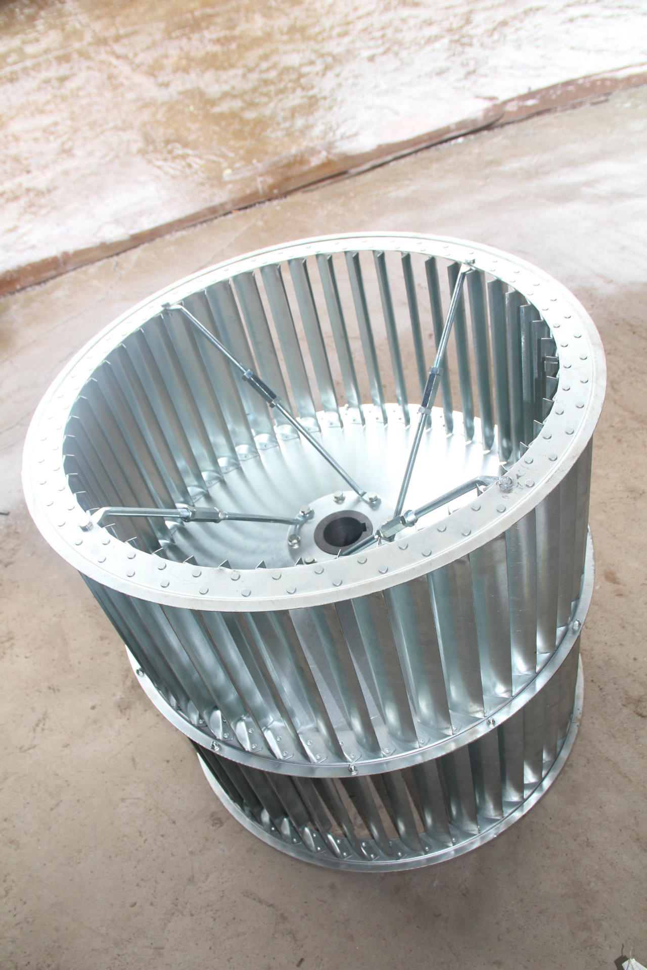 优质厂家直销柜式风机风叶 多翼式离心风轮 风机叶轮