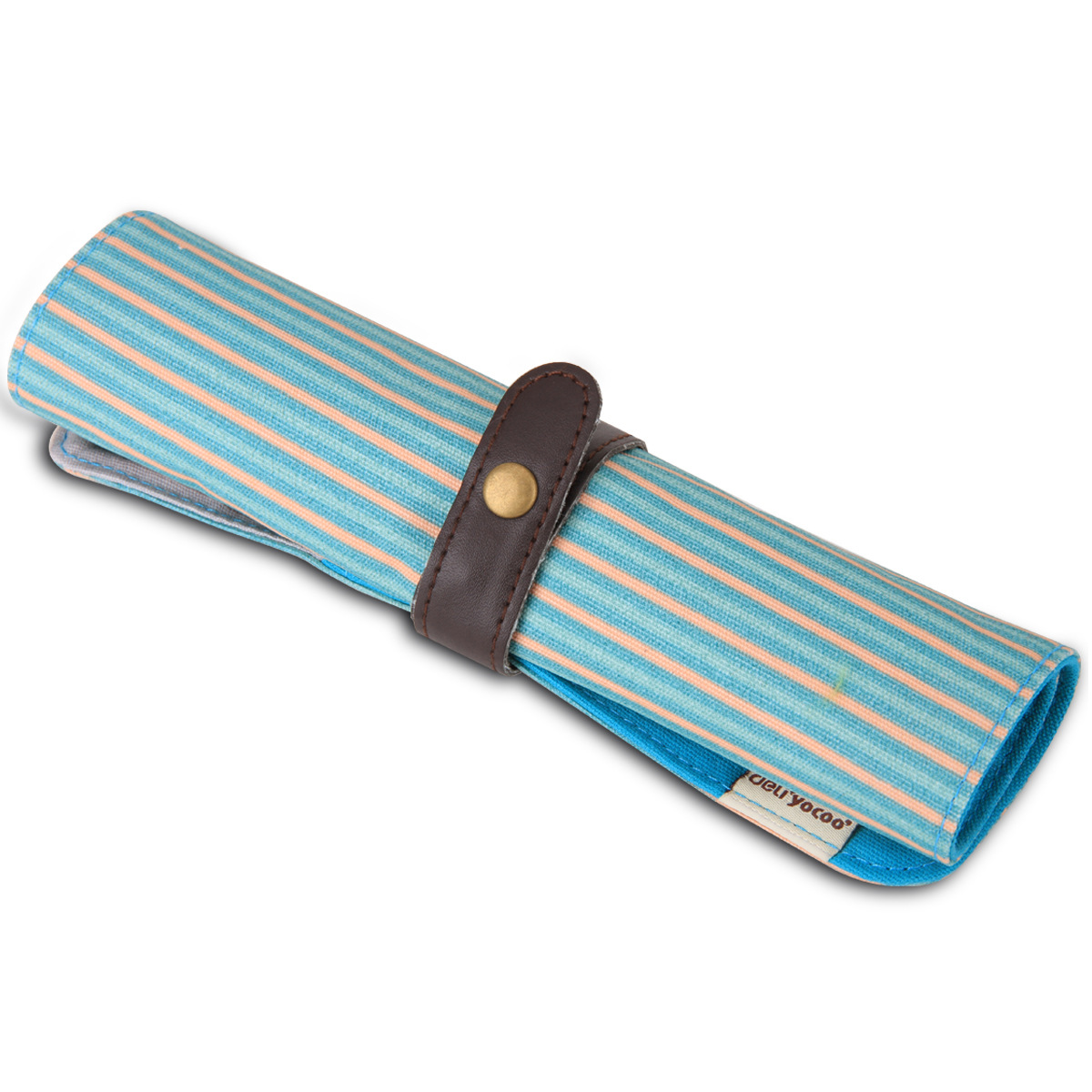 新品deli得力3081波普风尚可爱笔帘收纳笔袋 学生用品 文具批发