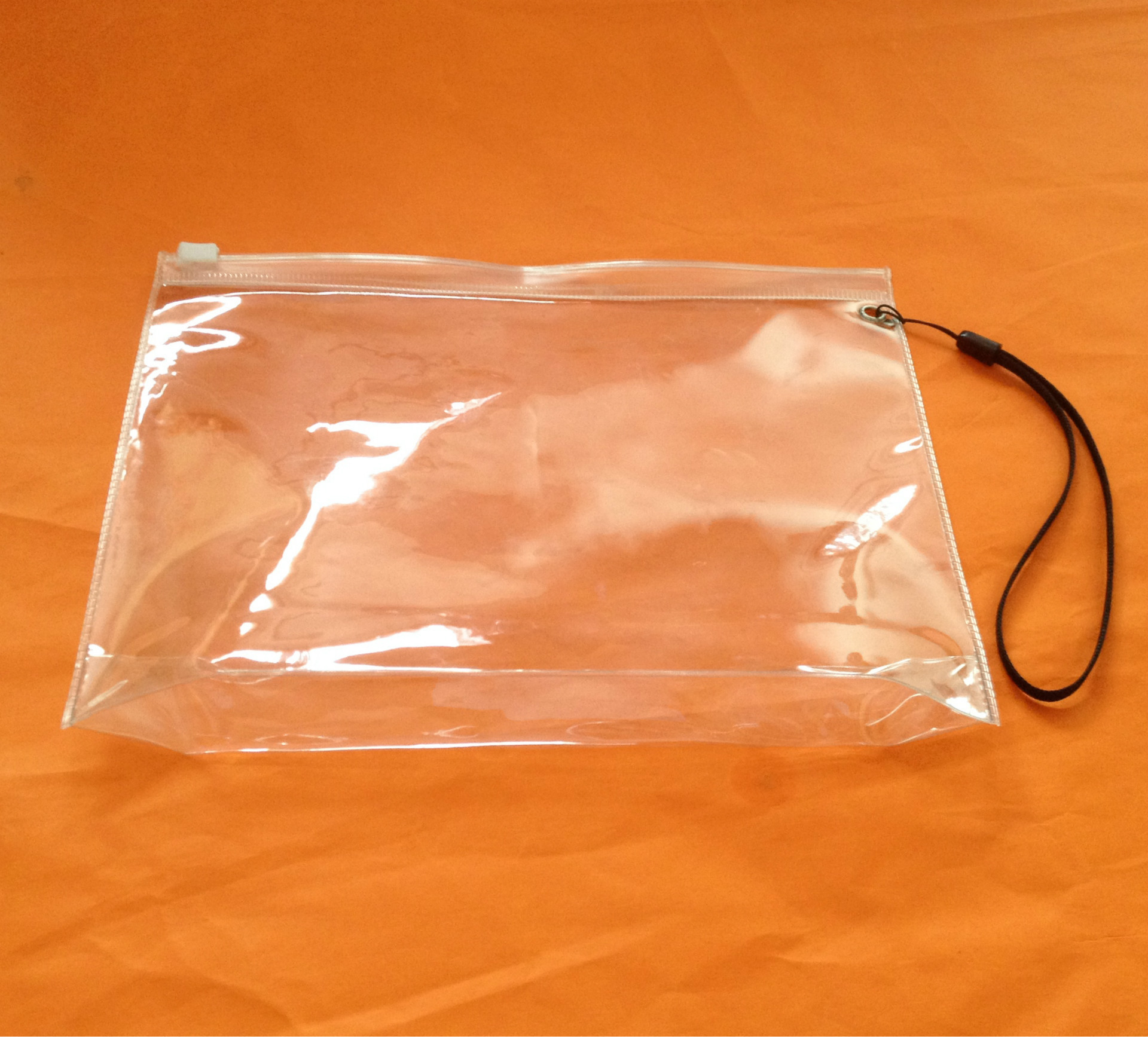 pvc透明拉链袋 文件袋 服装内衣袋子