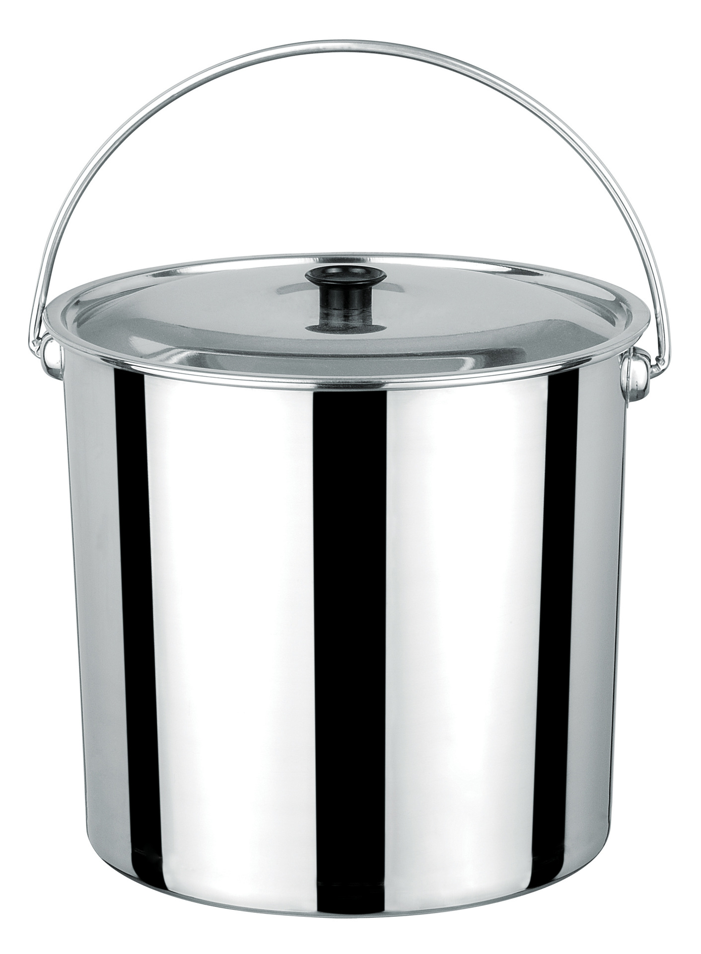 东田不锈钢提桶 带耳汤桶 饭桶 高汤锅 有磁不锈钢提桶带盖桶图片_5