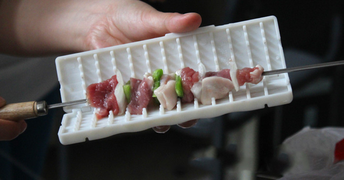 穿肉器/肉串机 手工快速穿肉机多功能穿串器 穿肉器 穿羊肉串器