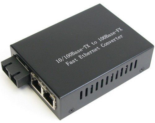 1000m单模单纤一光二电光纤收发器 千兆1光2电光纤交换机 20km