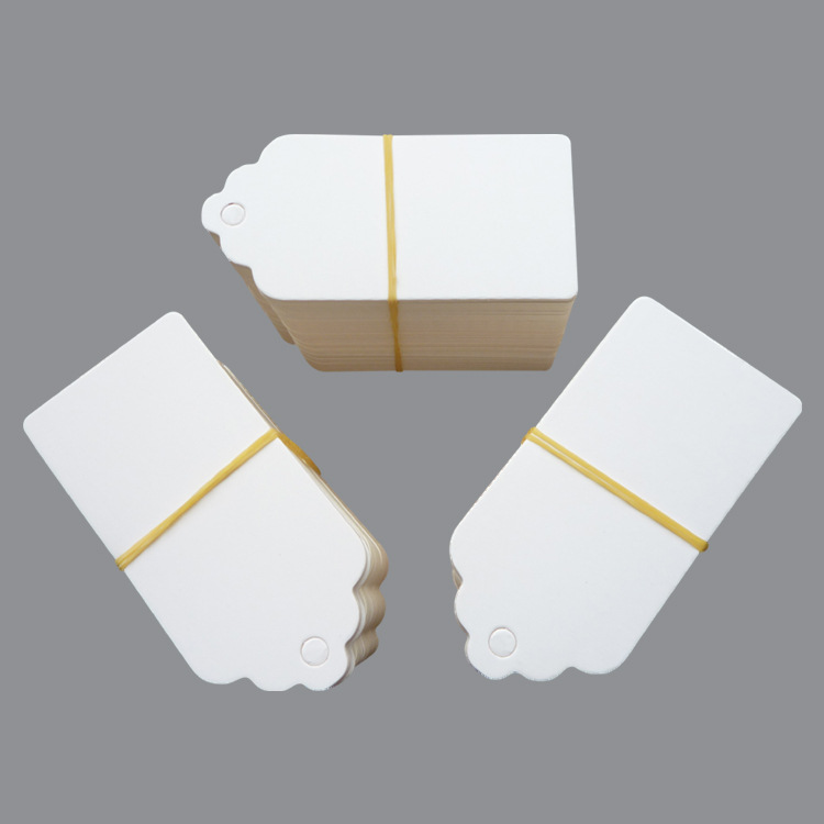 定做批发通用空白吊牌服装吊卡现货40*80mm