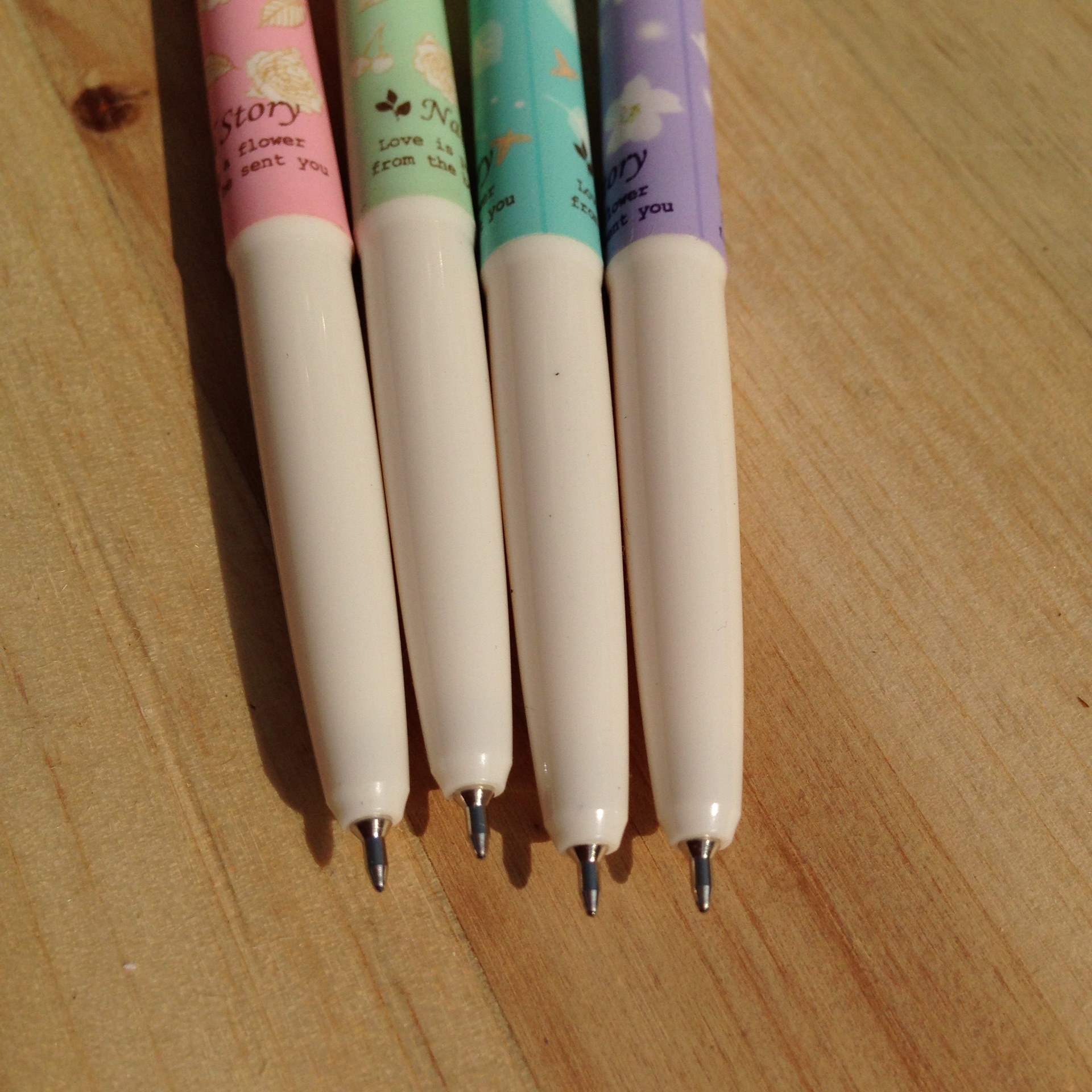 5mm圆珠笔 花香随风 按动 韩版学生复写笔