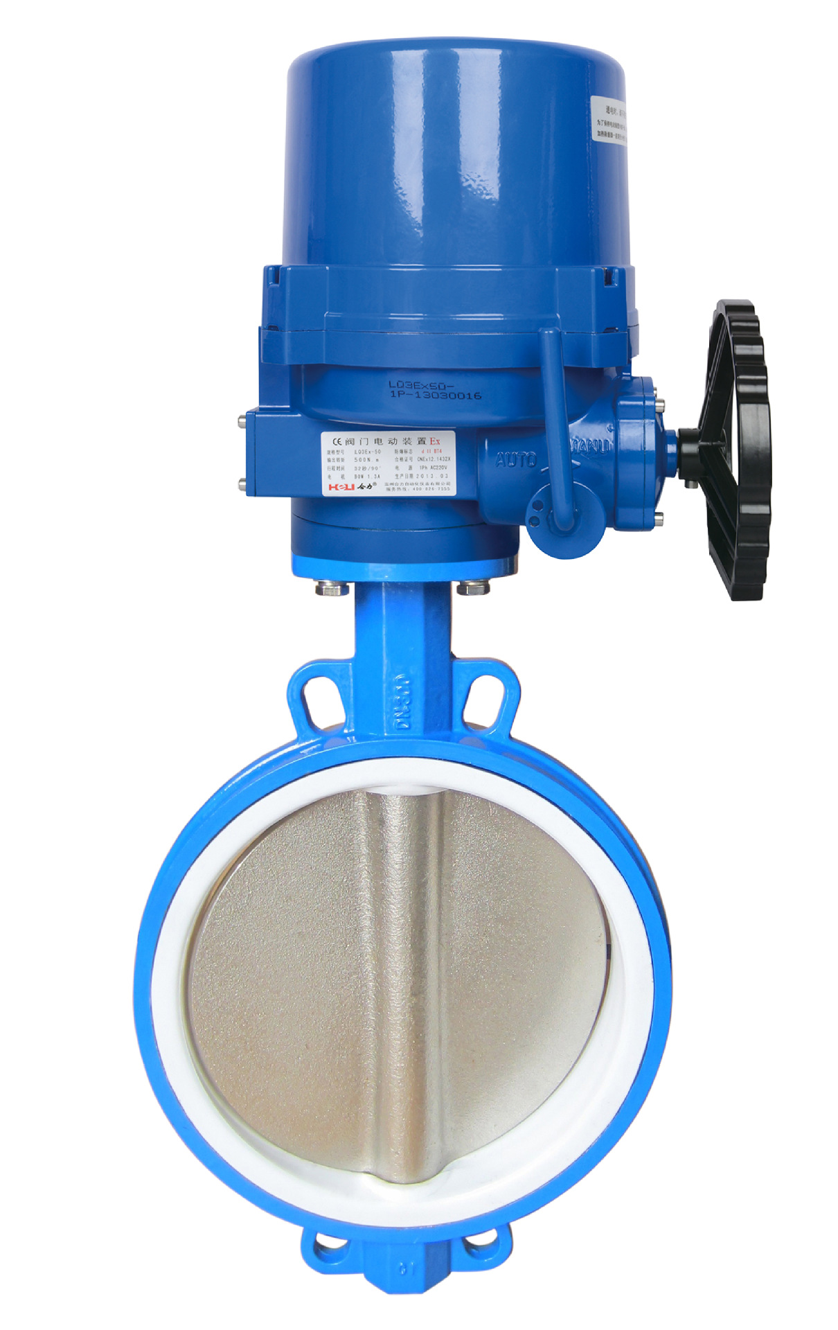 防爆电动四氟蝶阀