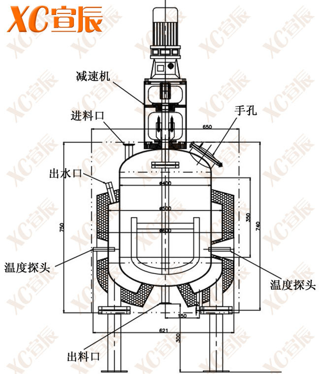 反应釜结构图及名称_反应釜结构图简图 反应釜布局图及名称_反应釜布局图简图（反应釜布置图） 磁力资讯