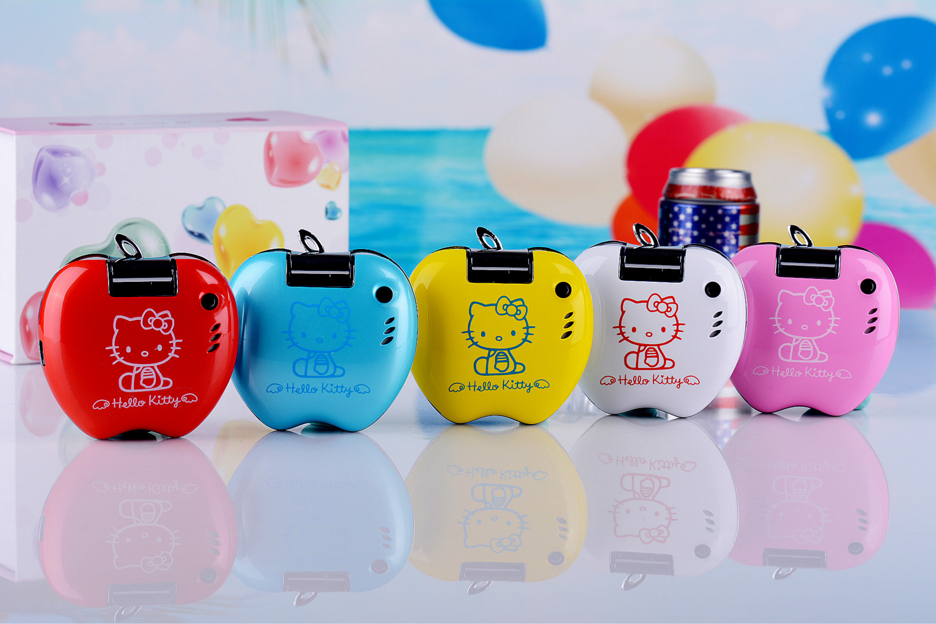 2014新款翻盖凯蒂猫可爱卡通学生女款hello kitty低辐射儿童手机