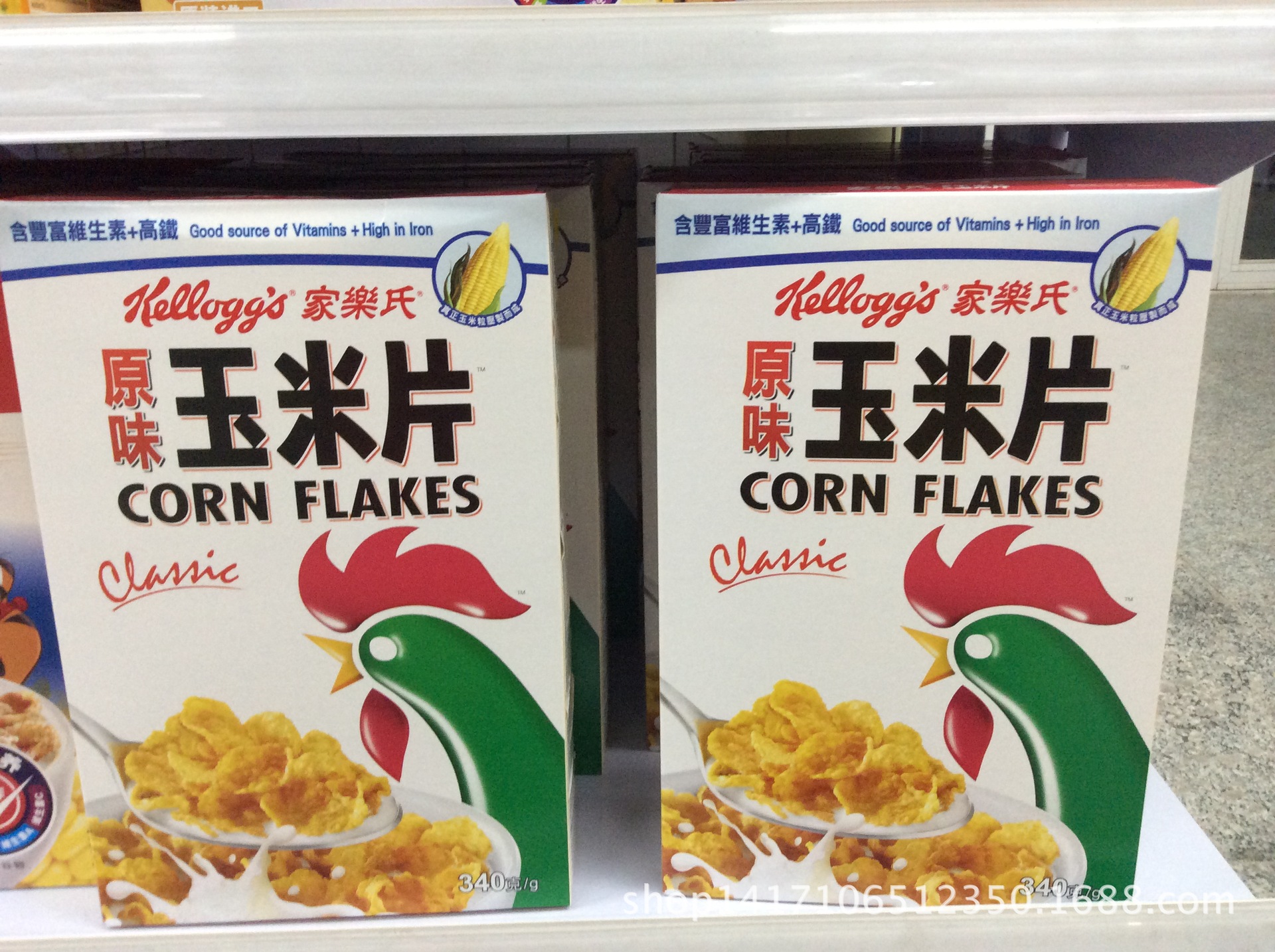 家乐氏玉米片340g 营养谷物早餐 家乐氏牌玉米片 原味玉米片