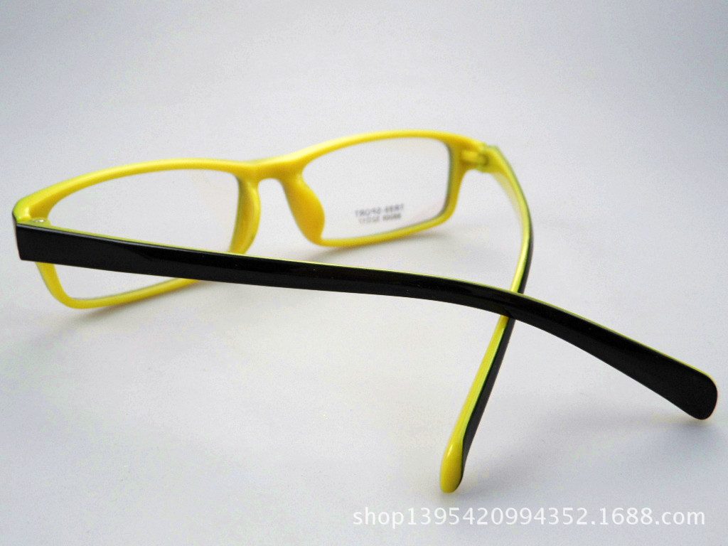 江苏镇江厂家直销超轻男女款tr90眼镜框架时尚配镜近视眼镜批发88009