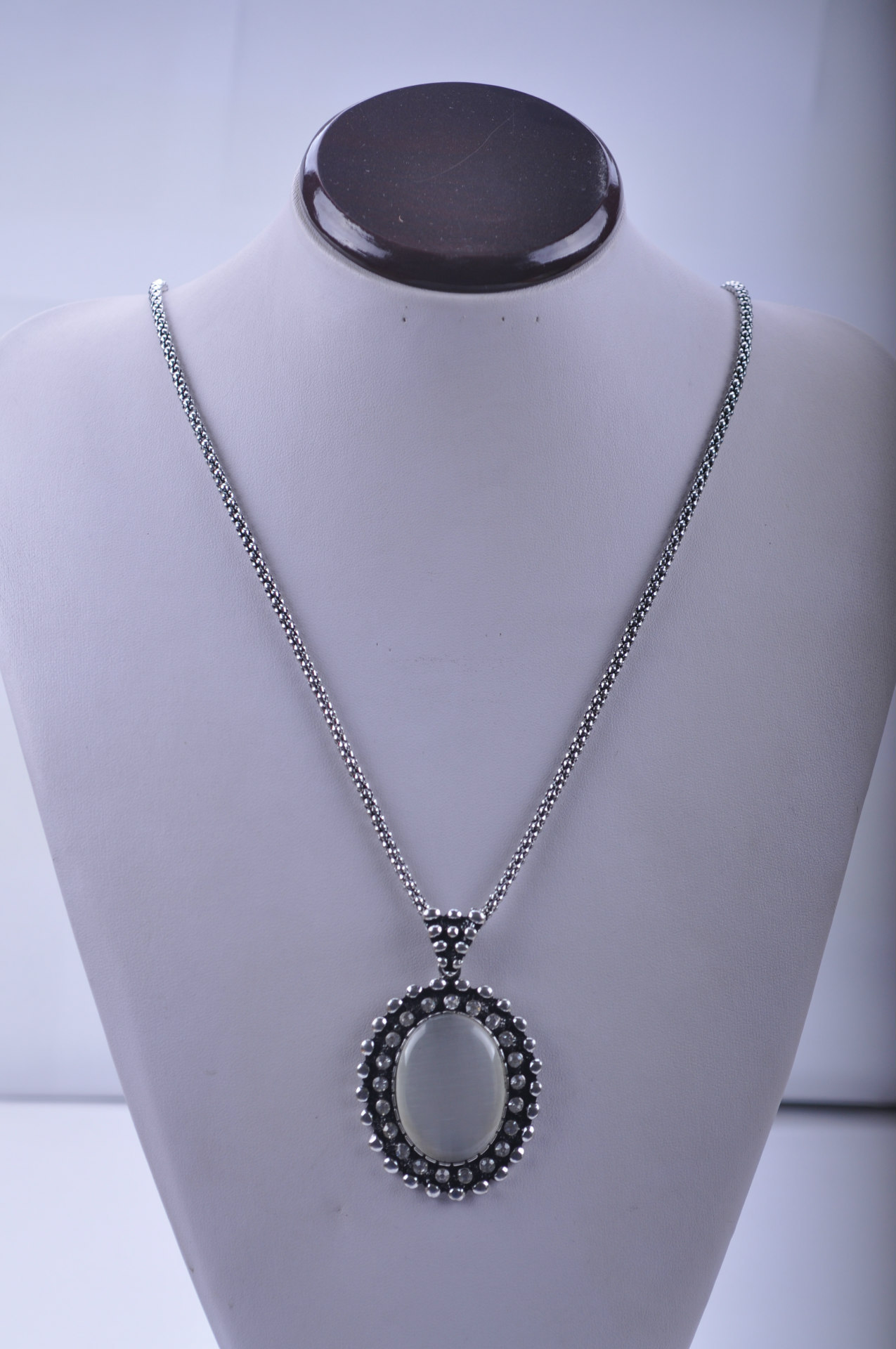 安茂饰品 长款毛衣链批发 时尚百搭 新款毛衣链 宝石项链吊坠