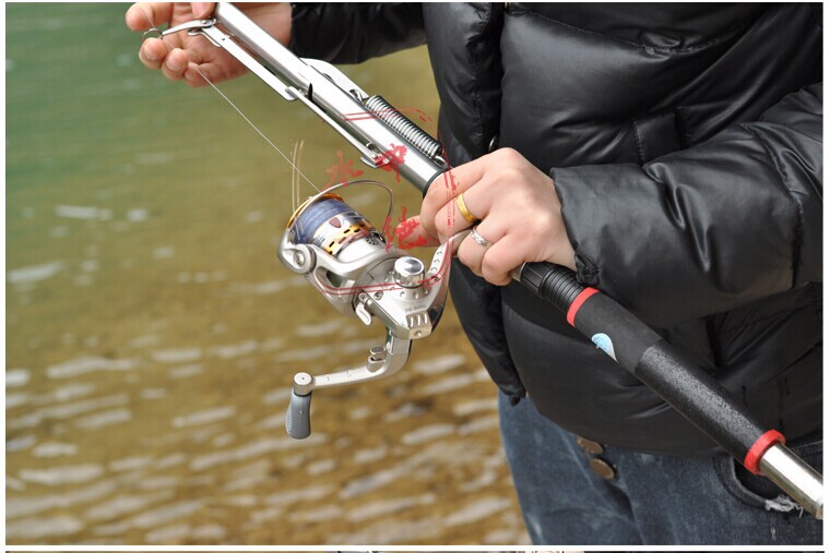 龙抬头纵横天下自动钓鱼竿2.1米自动竿弹簧竿海竿套装自动杆