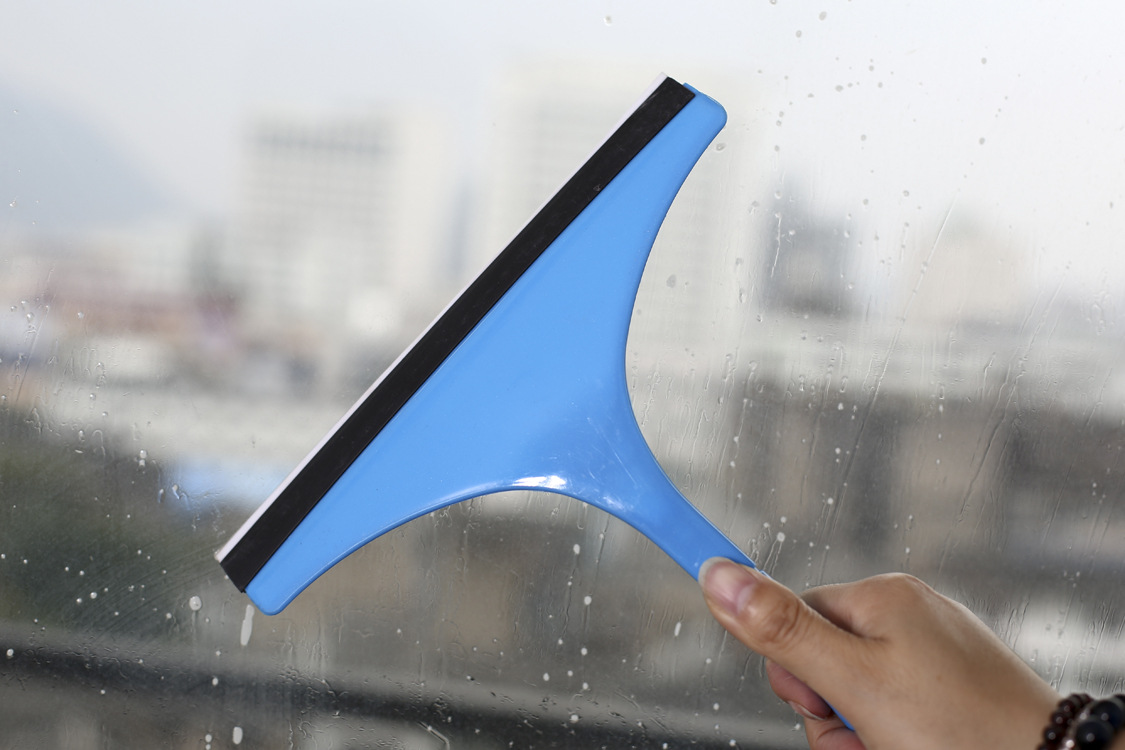 【小号擦玻璃刮水器 玻璃刮擦窗器 玻璃刷 防滑胶柄家居洗刷用品】