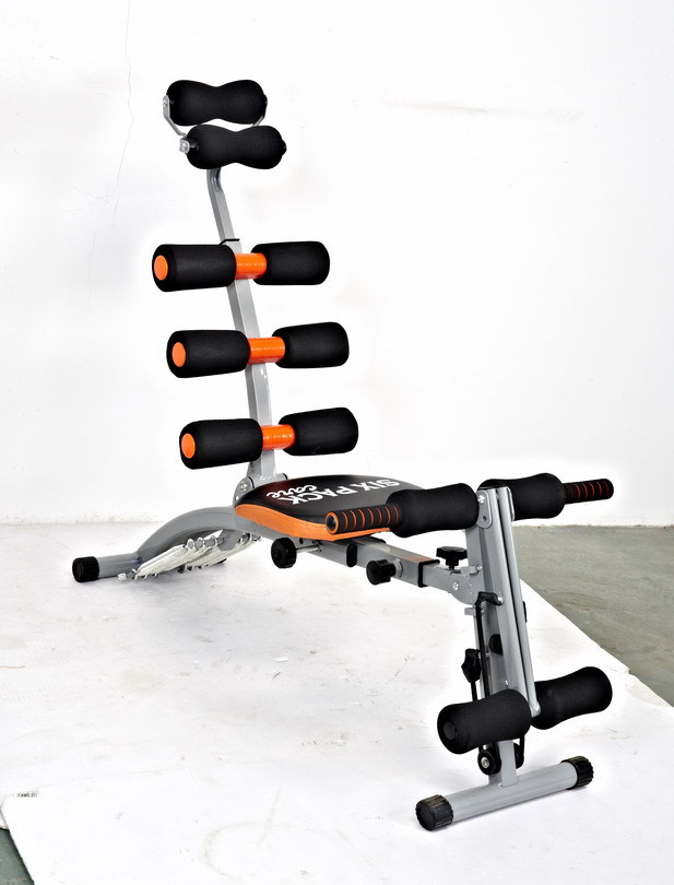 豪华六合一多功能ad收腹机懒人挺腰器健腹机家用健身器材