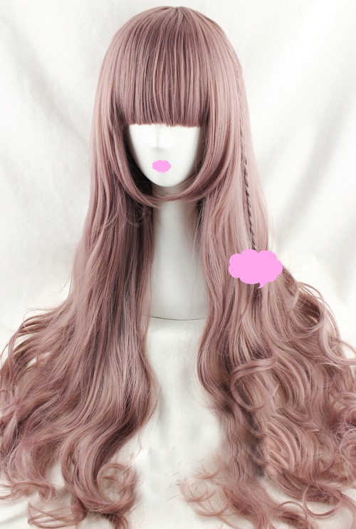 批发原宿假发女仆装假发女装cosplay假发萌lolita 软妹香芋紫新品