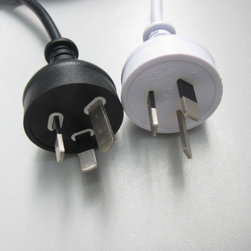 厂家直供欧规三脚插 三芯电源插头线 vde ce