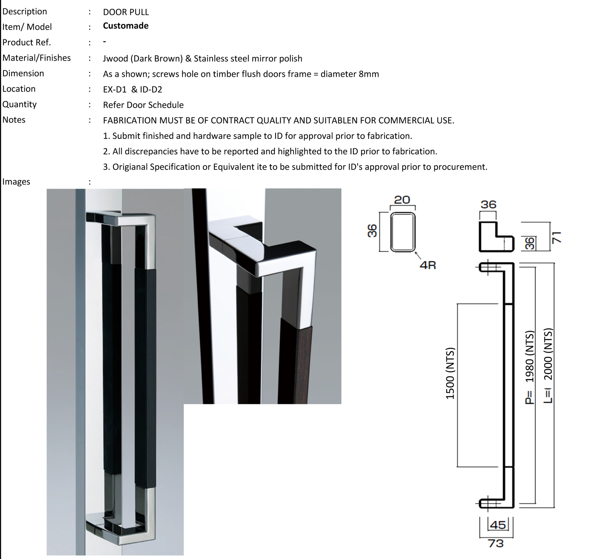 2015年新款不锈钢304#轿厢电梯扶手厂家直销