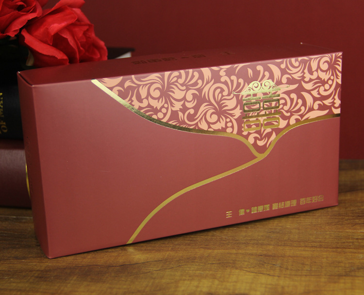 浙江金华厂家直销 创意中国风旗袍礼品包装盒 高档婚庆小回礼盒 喜事
