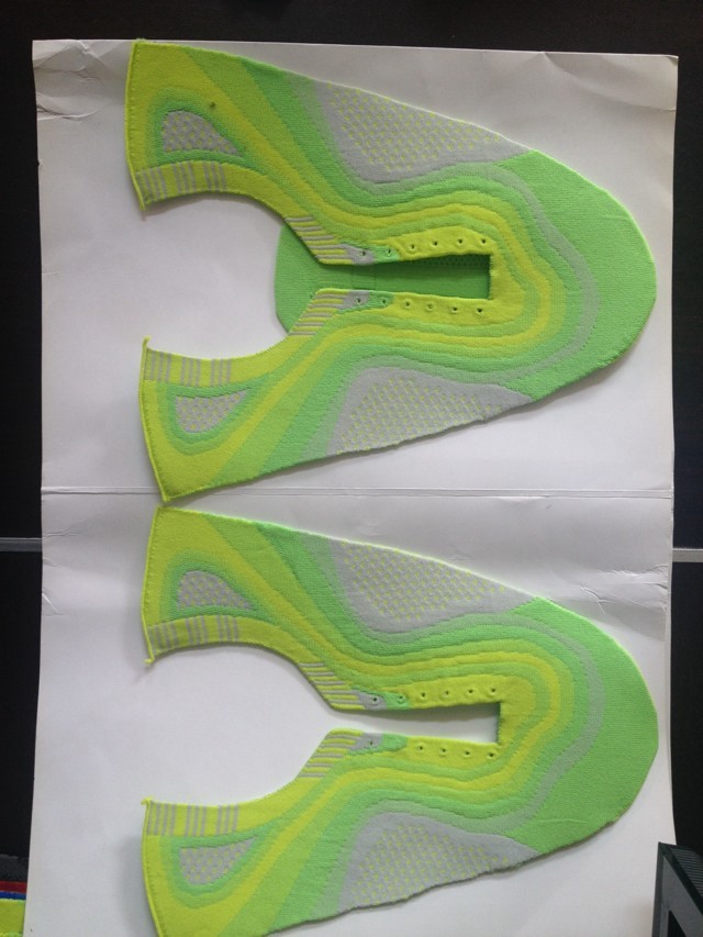 3d针织鞋面 飞织鞋面 毛织毛纱鞋材 针织运动鞋面 flyknite201405