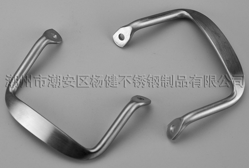 厂家直供 弧形不锈钢锅耳 全钢锅把手 不锈钢锅配件 全钢耳 线耳