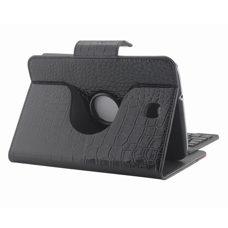 0鳄鱼纹蓝牙键盘皮套 n5100无线蓝牙皮套键盘