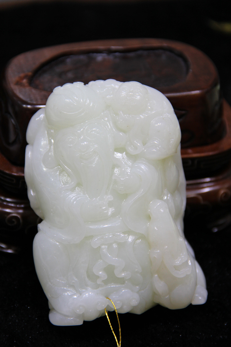 白玉福禄寿摆件 天然玉石摆件 精致美观白玉福禄寿摆件 厂家直销