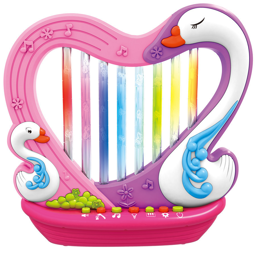 新品梦幻八音竖琴一件代发早教益智教具正品维其魔法竖琴批发