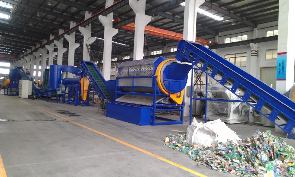 厂家直销 pet清洗设备 pet瓶片清洗流水线 pet塑料瓶破碎清洗机