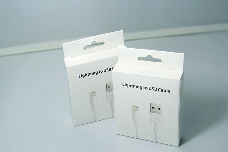 iphone5数据线包装 usb接口 苹果5代包装盒 5s手机数据线包装纸盒