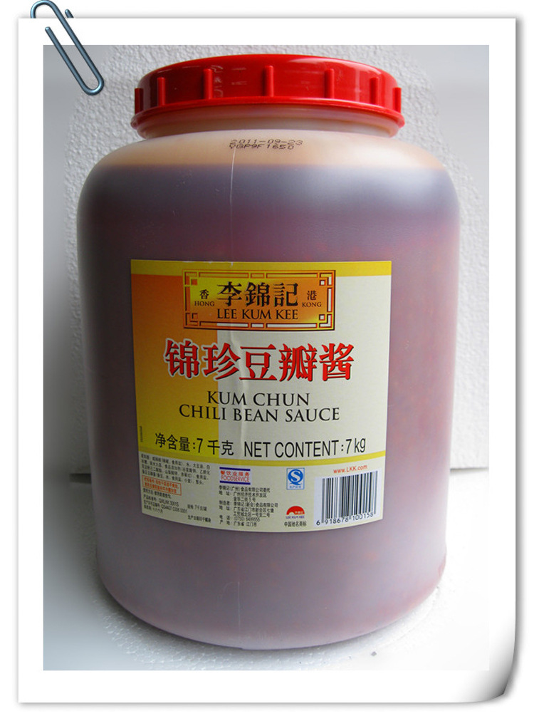 李锦记锦珍豆瓣酱7kg实惠大桶装豆瓣酱饭店专用炒菜豆瓣酱