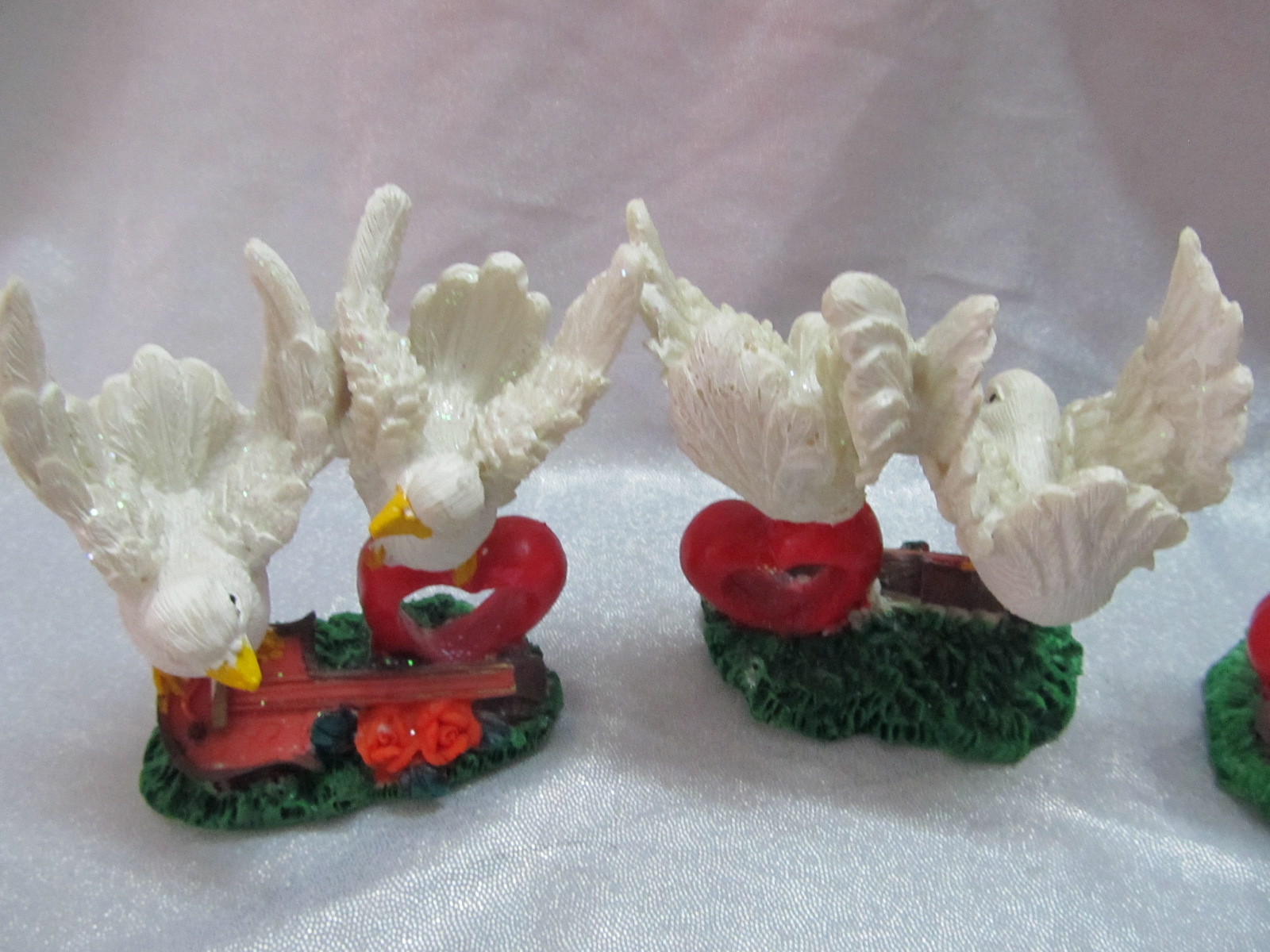 心理沙盘沙具配件双鸽子套4库存货025010272