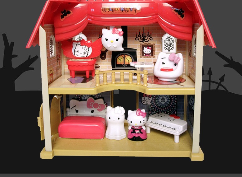 韓國正品hello kitty房子 凱蒂貓仿真幽靈之家