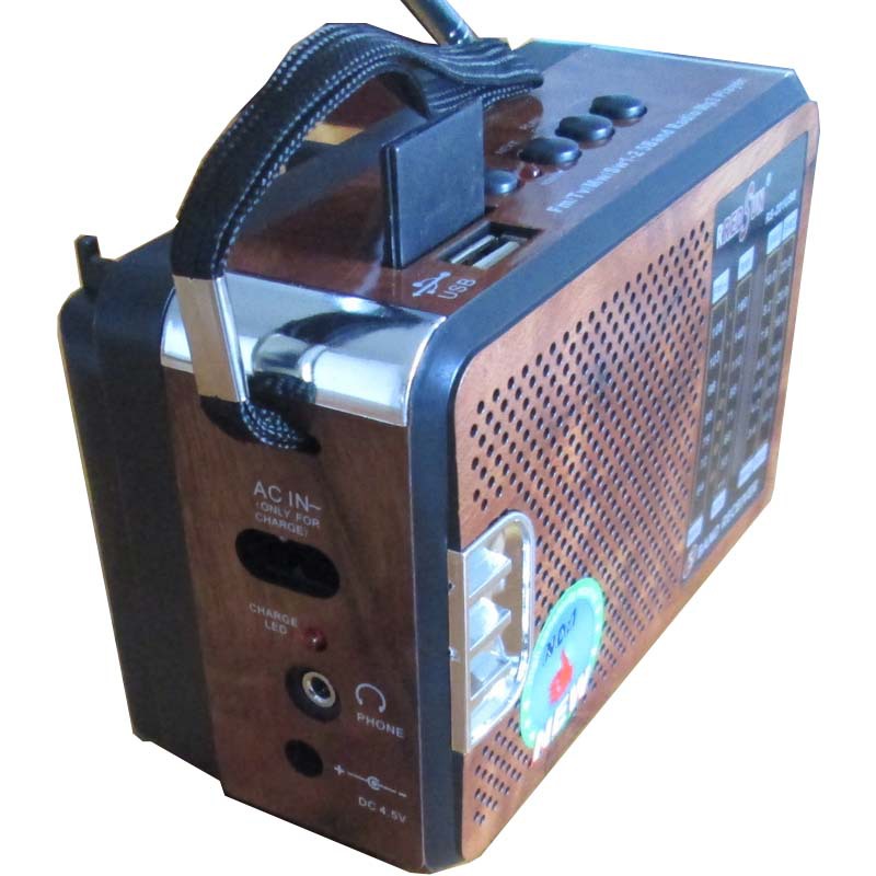 高灵敏度多波段收音机 大功率可插卡usb充电插卡音响