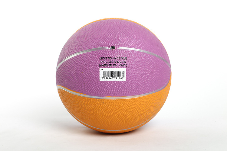 批发 正品sikalo斯卡龙3号彩色橡胶儿童训练篮球 颜色多样 热卖