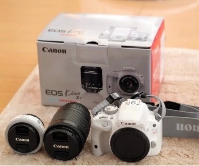 佳能canon 100d kiss 7 双头套机 40 18-55 白色 来自星星的你
