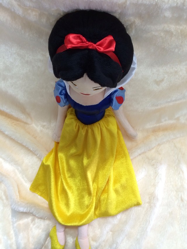 迪斯尼毛绒玩具 水晶迪斯尼公仔 disney娃娃白雪公主玩具家居用品