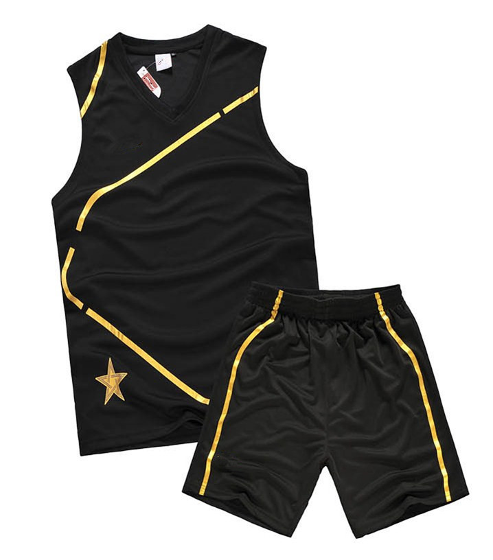 篮球服套装 男 球衣 球服定制 diy 印号印字 厂家批发定制 图片_高清