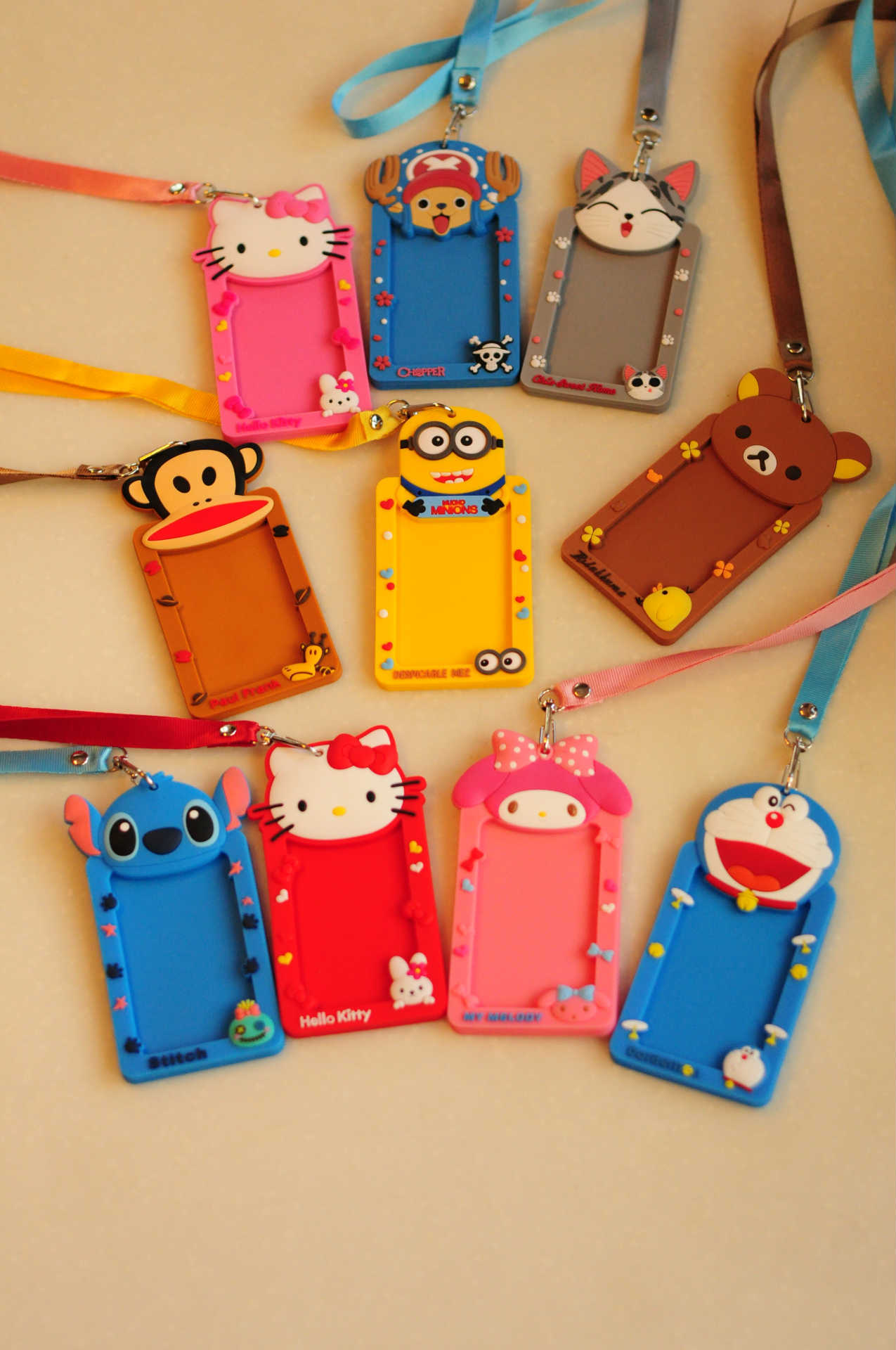 卡套 卡包小黄人卡套 卡通硅胶卡套公交卡套 银行证件卡包