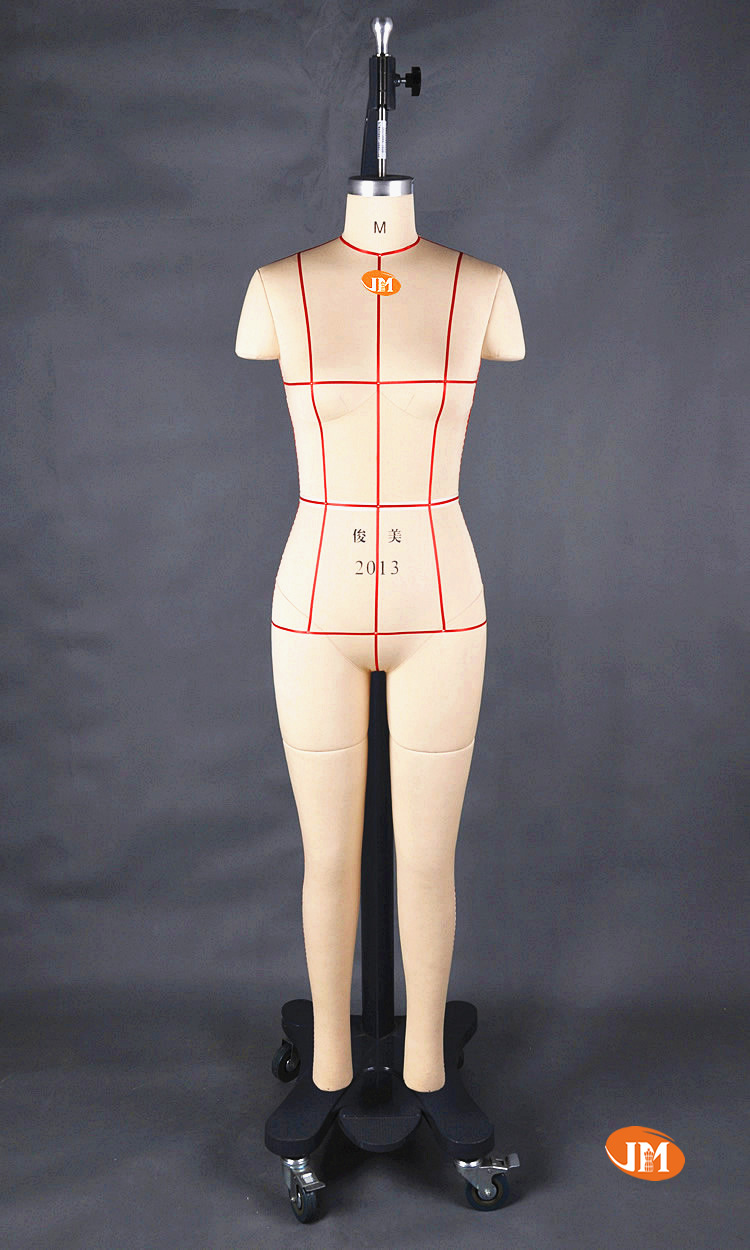 俊美品牌 国标女全身模特道具 立体裁剪服装可插针标准人台